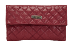 Large Eugenie Clutch, Leather, Burgundy, MIT, DB, 2*